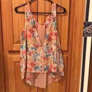 Floral tank top
